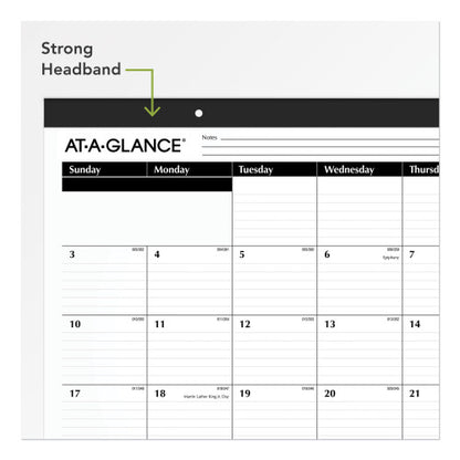 At-A-Glance Monthly Desk Pad Calendar