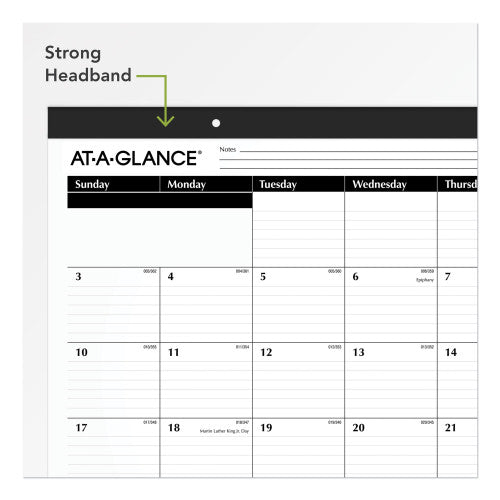 At-A-Glance Monthly Desk Pad Calendar